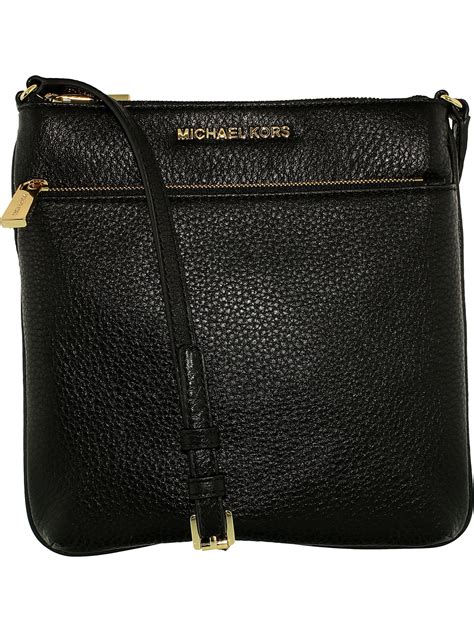 michael kors black small cross body bag|Michael Kors crossbody black leather.